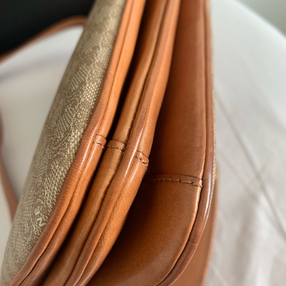 Vintage Celine Caramel Macadam Crossbody Shoulder Bag - Picture 10 of 12